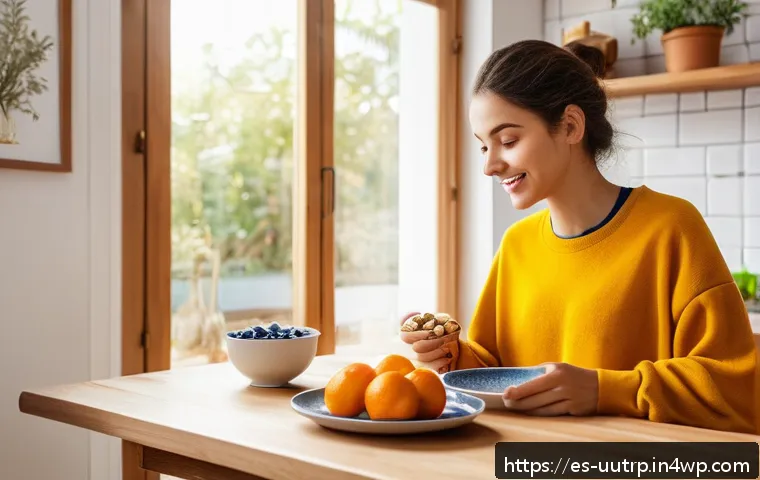 학생을 위한 맞춤형 영양 요구 대응 식단 - A bright and cozy breakfast scene in a modern Spanish kitchen, featuring a young adult student sitti...